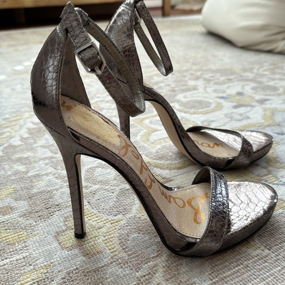 Sam Edelman Women's Eleanor Pewter Boa Print Pump Size 7 - Picture 5 of 10